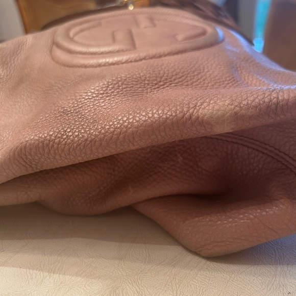 GUCCI CHIC Blush Pink Shoulder Bag with gorgeous chain double strap - Picture 6 of 11